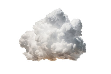 High-quality transparent cloud PNG image with realistic shading and lighting effects