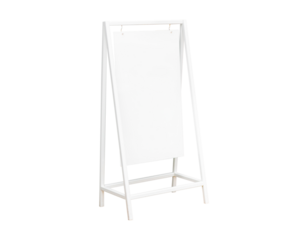 Advertising stand banners mockup, Mock up of a standing poster, Blank frame outdoor stand mockup poster display