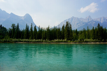 Lake in the mountains of Canada Alberta, Kananaskis