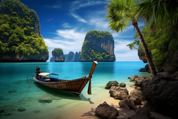 Obraz premium Calm Phi Phi island in Thailand