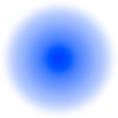 Blurred dark blue gradient transparent circle background. 