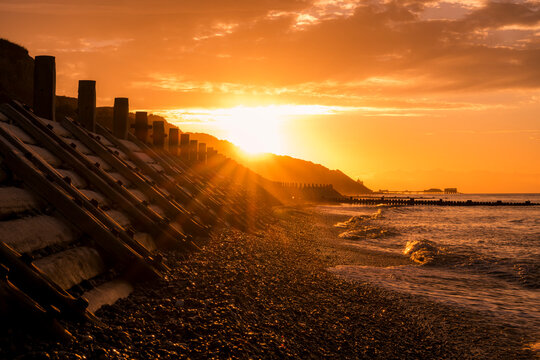 Sunset Over Cromer from Overstrand