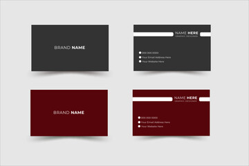 Corporate business Card template design. perfect for creative professional business.