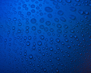 blue water drop for background