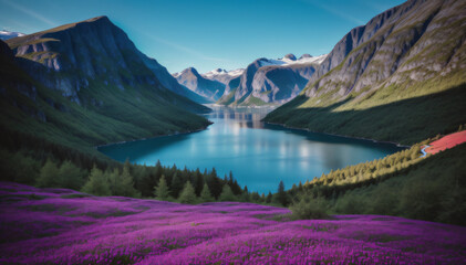 Fjord Landschaft # 2 - 3