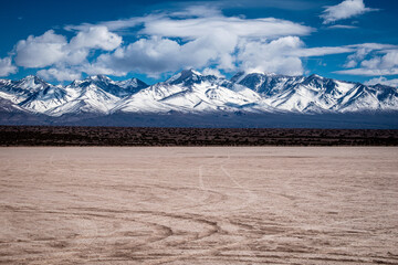 Hermoso paisaje de la cordillera de los Andes, en San Juan, Argentina