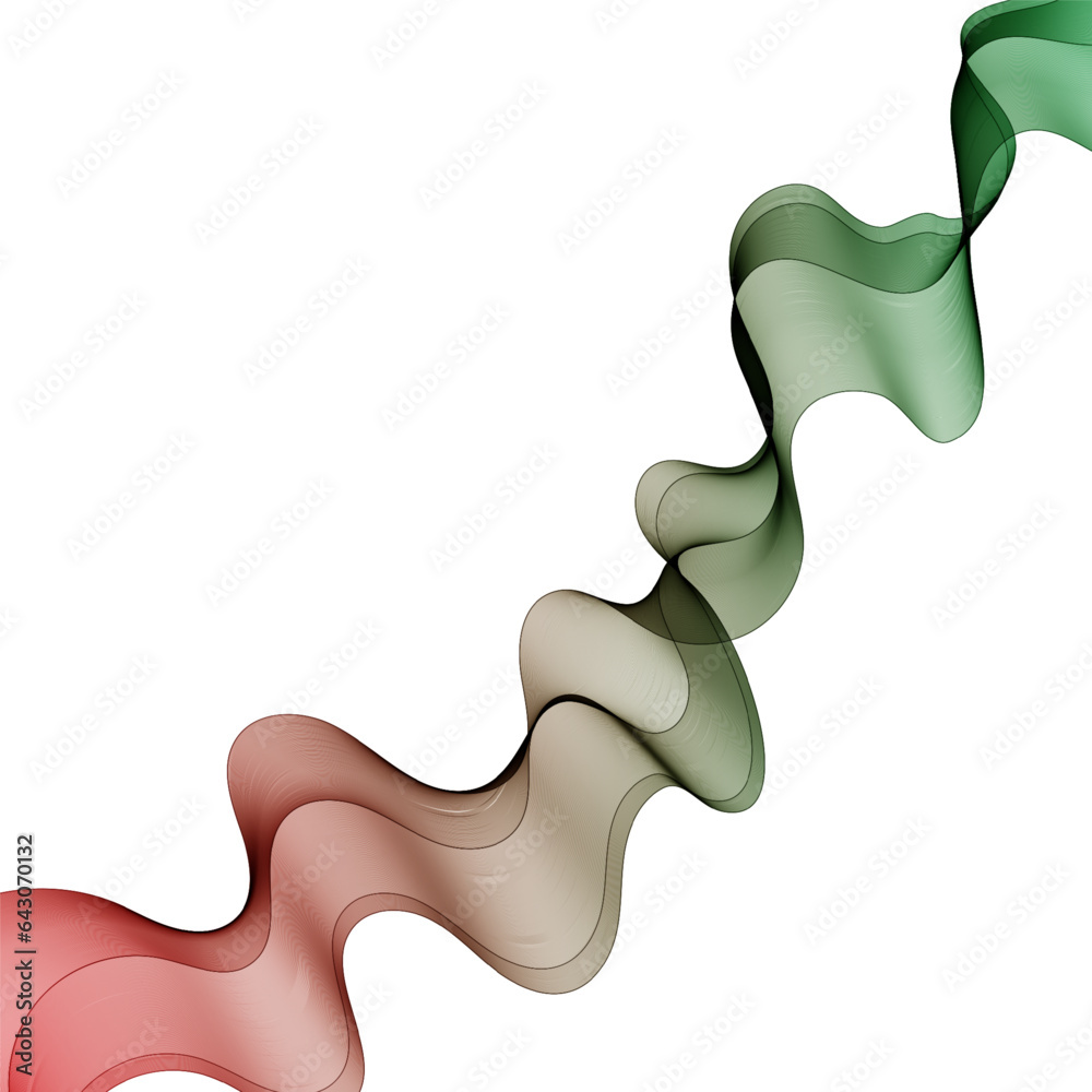 Fototapete abstract vector colorful background. the design element is a colored wave. template for advertising,