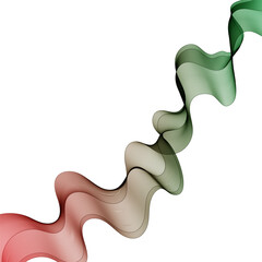 Abstract vector colorful background. The design element is a colored wave. Template for advertising, computer background. eps 10