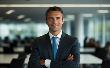 Obraz premium A Proposal and Sales Excellence Manager at modern office.