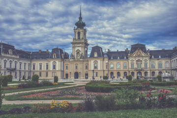 Fototapeta premium Baroque palace located in the town of Keszthely, Zala, Hungary.