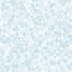 Abstract Christmas Decoration Background - Golden and White Triangles