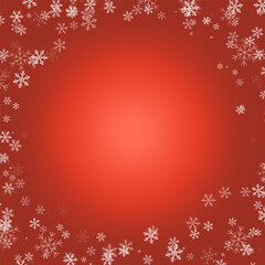 雪の結晶の背景イラスト