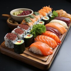 A Sushi Platter Assorted Sushi Platter