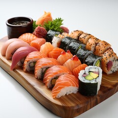 A Sushi Platter Assorted Sushi Platter