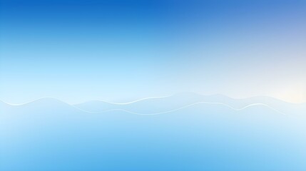 Fototapeta na wymiar Gradient Background in sky blue Colors with soft Waves. Elegant Display Wallpaper 