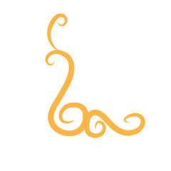 Obraz premium gold frame corner decoration