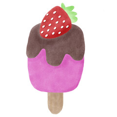 strawberry ice cream