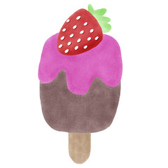 strawberry ice cream