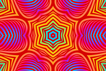 Beauty vector graphic beautiful geometric line art with a luxurious and dynamic design