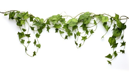 Ivy, ivy branches and ivy tendril - obrazy, fototapety, plakaty
