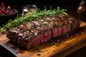 Grilled, steak, meat