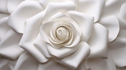 3d picture Wallpaper Background of a rose from plaster for digital printing wallpaper, custom design wallpaper