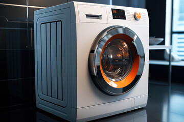 A smart washing machine with automatic detergent dispensing and cycle recommendations. Generative Ai.