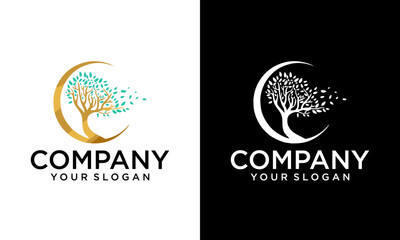 Tree Logo Template Vector Icon Design