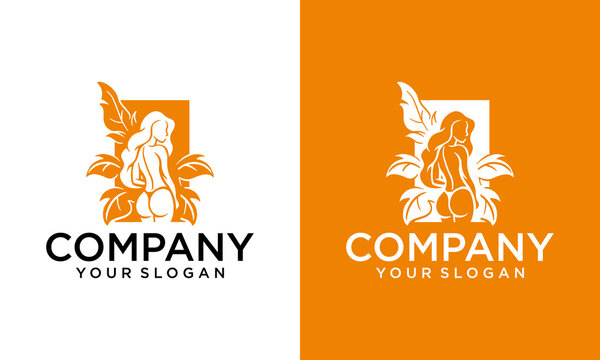 Beauty logo. Driada logotype