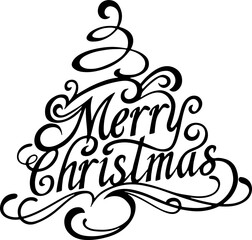 Christmas Tree SVG, Merry Christmas Tree SVG, Word Tree SVG, Christmas svg, merry Christmas svg, holidays svg, wish you a merry christmas