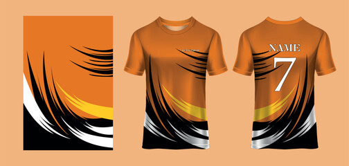 Sports wear editable vector designs