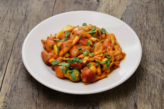 Wild mushroom dish, butter-sauteed Caesar's mushroom