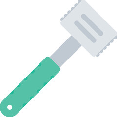 design vector image icons meat hammer