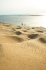 Desenfoque a ras de arena