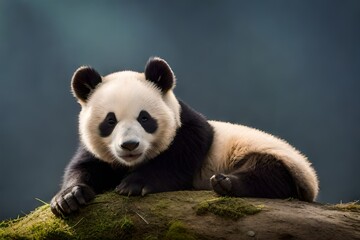 Naklejka premium giant panda bear generated ai