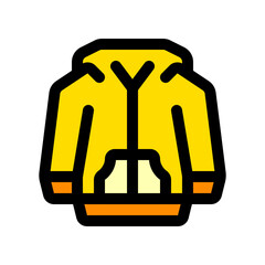 Editable hoodie jacket, sweater vector icon. Clothing, fashion, apparel. Part of a big icon set family. Perfect for web and app interfaces, presentations, infographics, etc