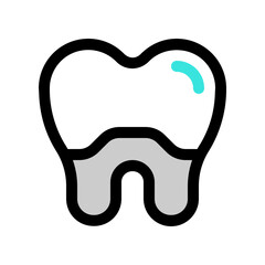 Editable dental crown vector icon. Dentistry, healthcare, medical. Part of a big icon set family. Perfect for web and app interfaces, presentations, infographics, etc