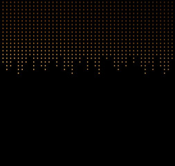 Czarne tło w brokatowe słupki © Monika Janiak-Klicha