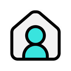 Editable buyer, tenant, user vector icon. Part of a big icon set family. Perfect for web and app interfaces, presentations, infographics, etc