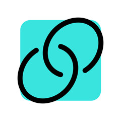 Editable vector link url chain icon. Part of a big icon set family. Perfect for web and app interfaces, presentations, infographics, etc