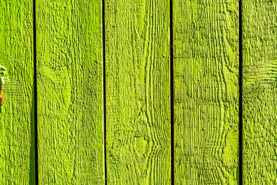 green old paint wood background