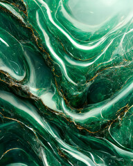 Abstract emerald marble gradient background - obrazy, fototapety, plakaty