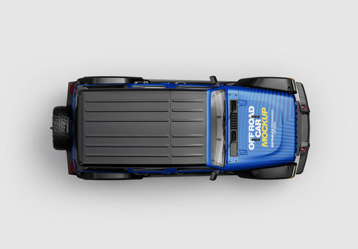 Off Road Car Mockup for Vehicle Branding and Fleet Design