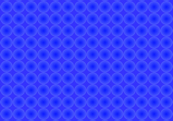Fototapeta na wymiar rechteckige blaue fläche mit einem regelmäßig angeordneten blasenmuster