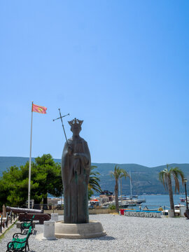 The monument to King Stefan Tvrtek I Kotromanić, Herceg-Novi