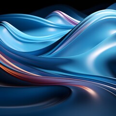 Blue curve background
