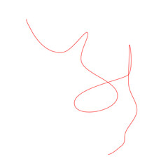 Red Thread Vector