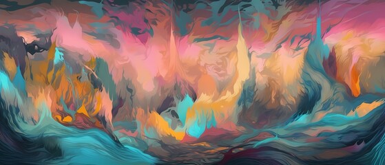 Colorful abstract background. Multicolor abstract wallpaper. Vivid backgrounds. High quality drawn brushes