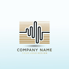 Podcast Branding vector logo design