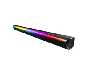 Horizontal Sound bar speaker isolated on transparent background, Generated ai